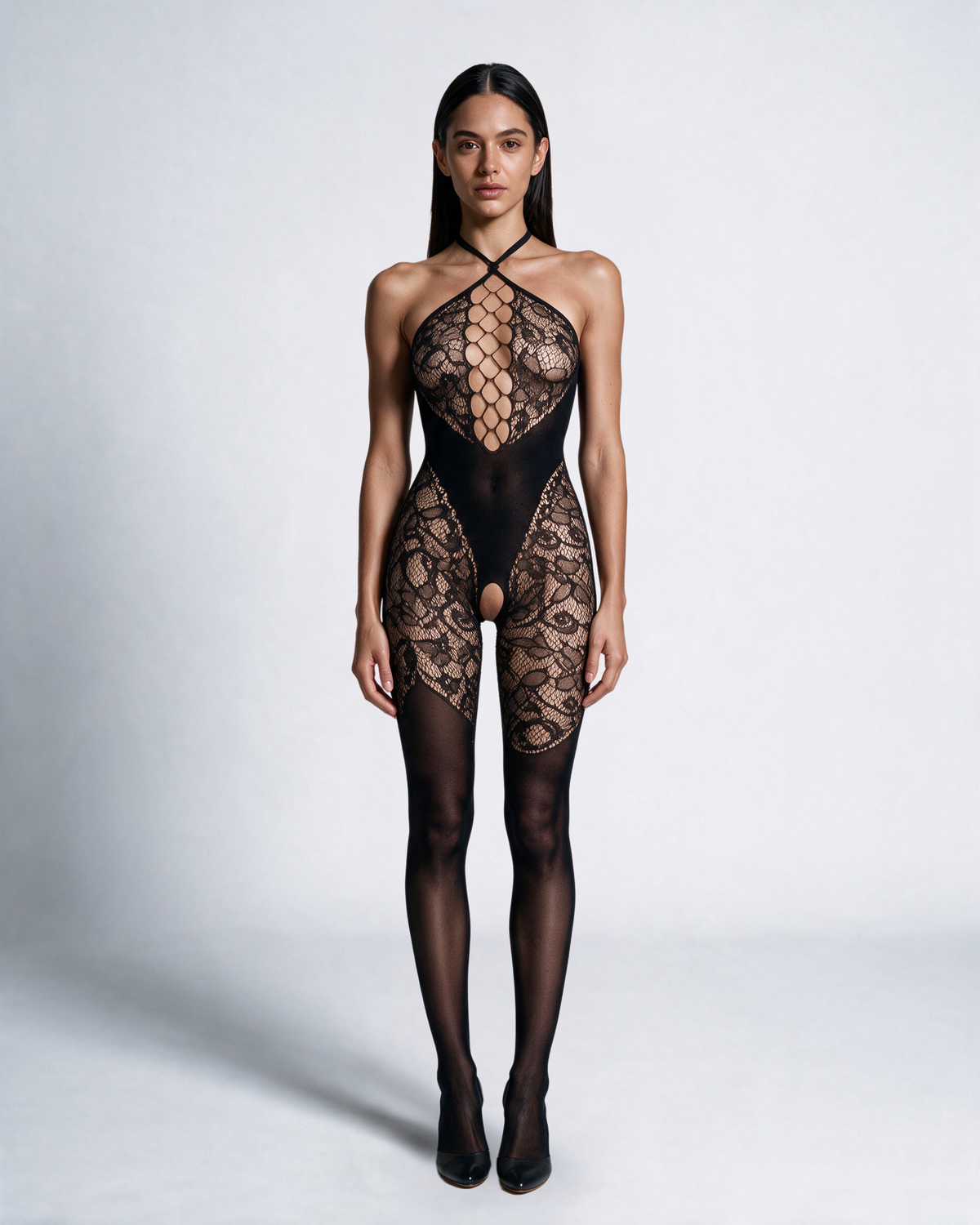 The Atelier Floral Lace Bodystocking