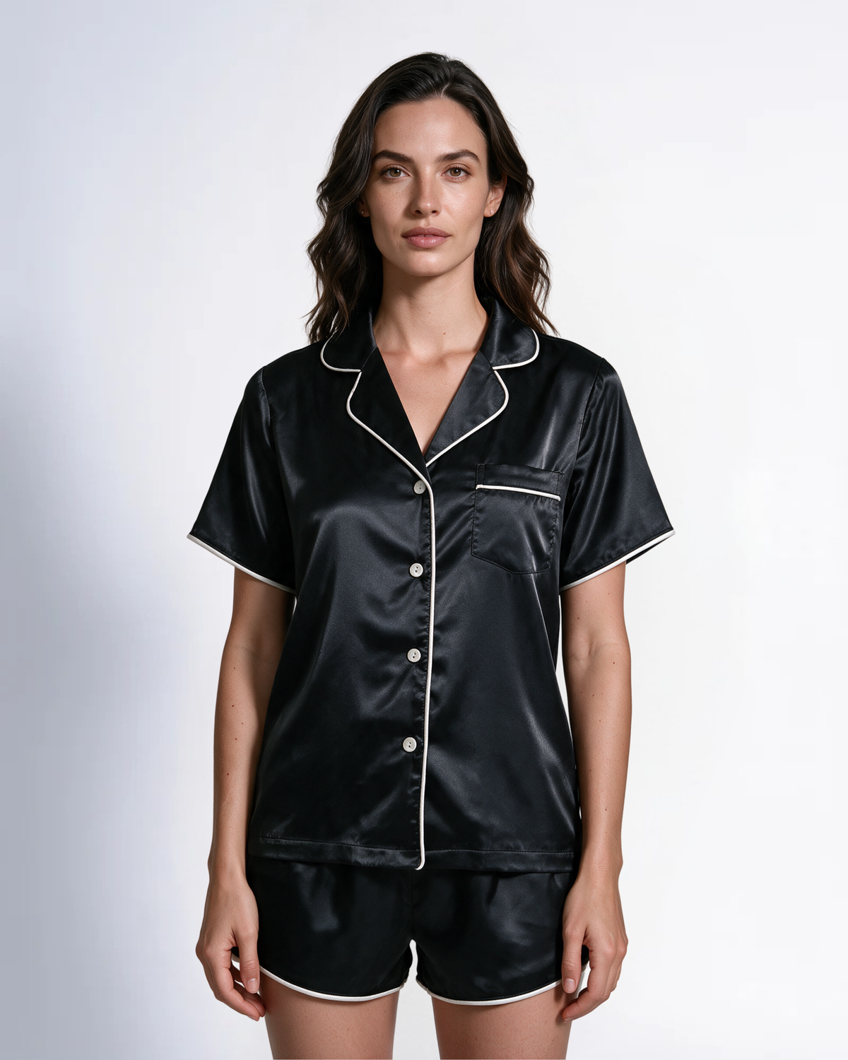 The Nocturne Satin Pajama Set