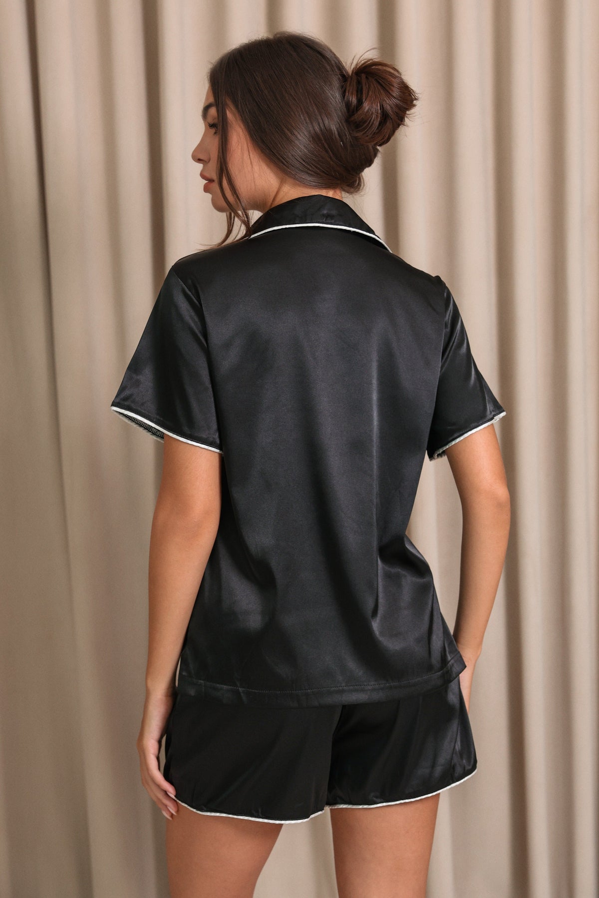 The Nocturne Satin Pajama Set