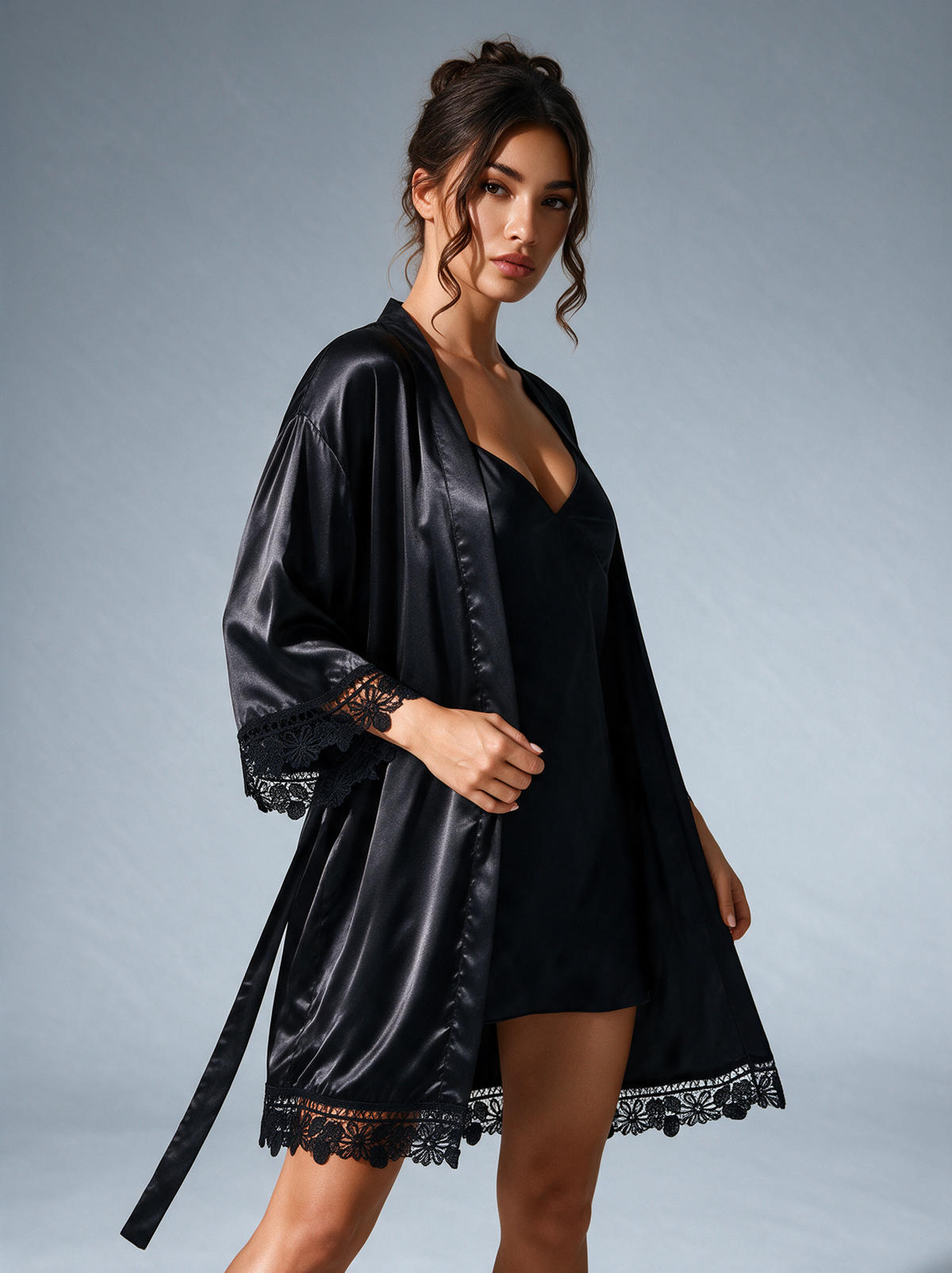 The Nocturne Satin Robe