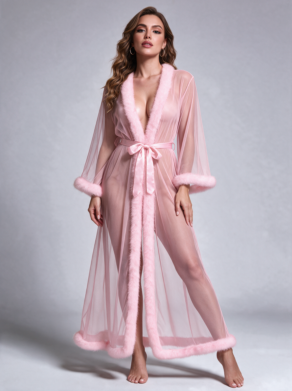The Nocturne Feather Negligee