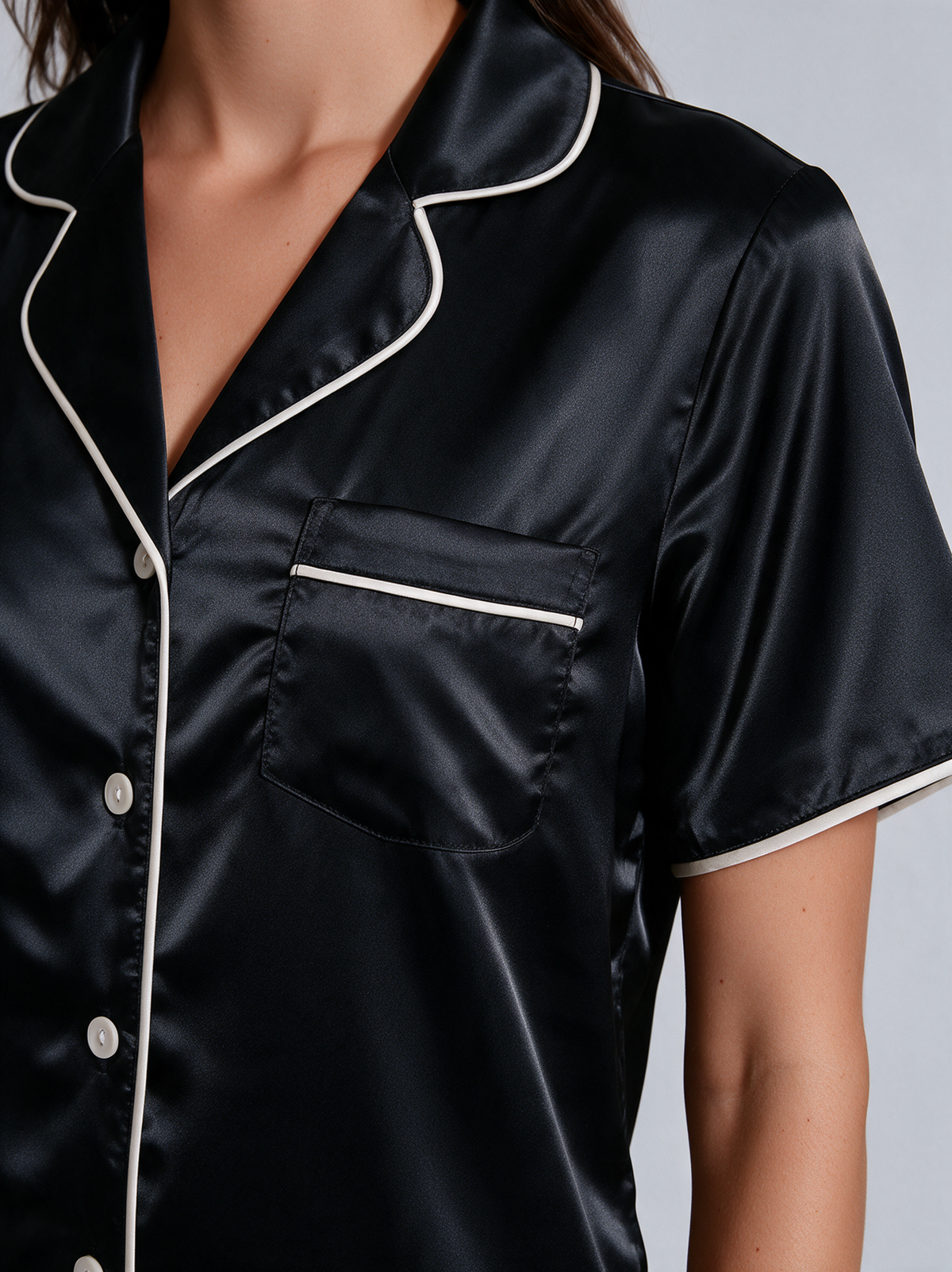 The Nocturne Satin Pajama Set